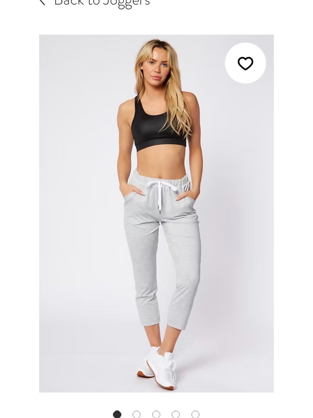 Scorpio Sol Light Gray Cropped Track Pants